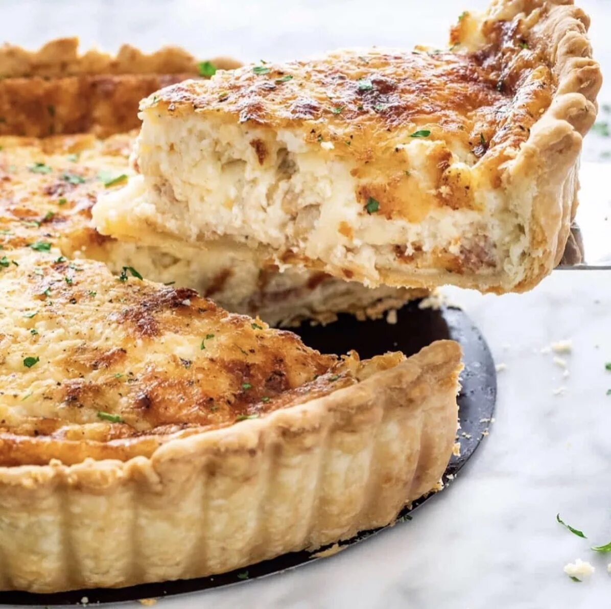 КИШ Лорен. Quiche Lorraine. Лоранский КИШ. КИШ Лорен (с французского языка — лотарингский пирог).