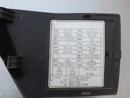 Предохранители daewoo