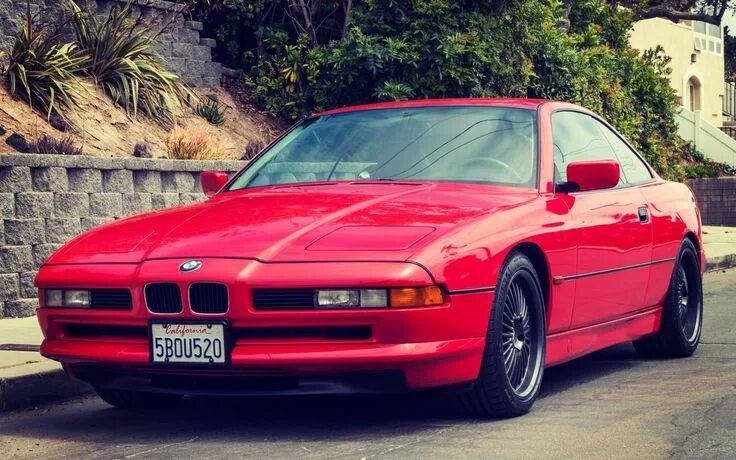 Фото со съёмок для журнала "За рулем" - BMW 8 series (E31), 5 л, 1990 года фотог
