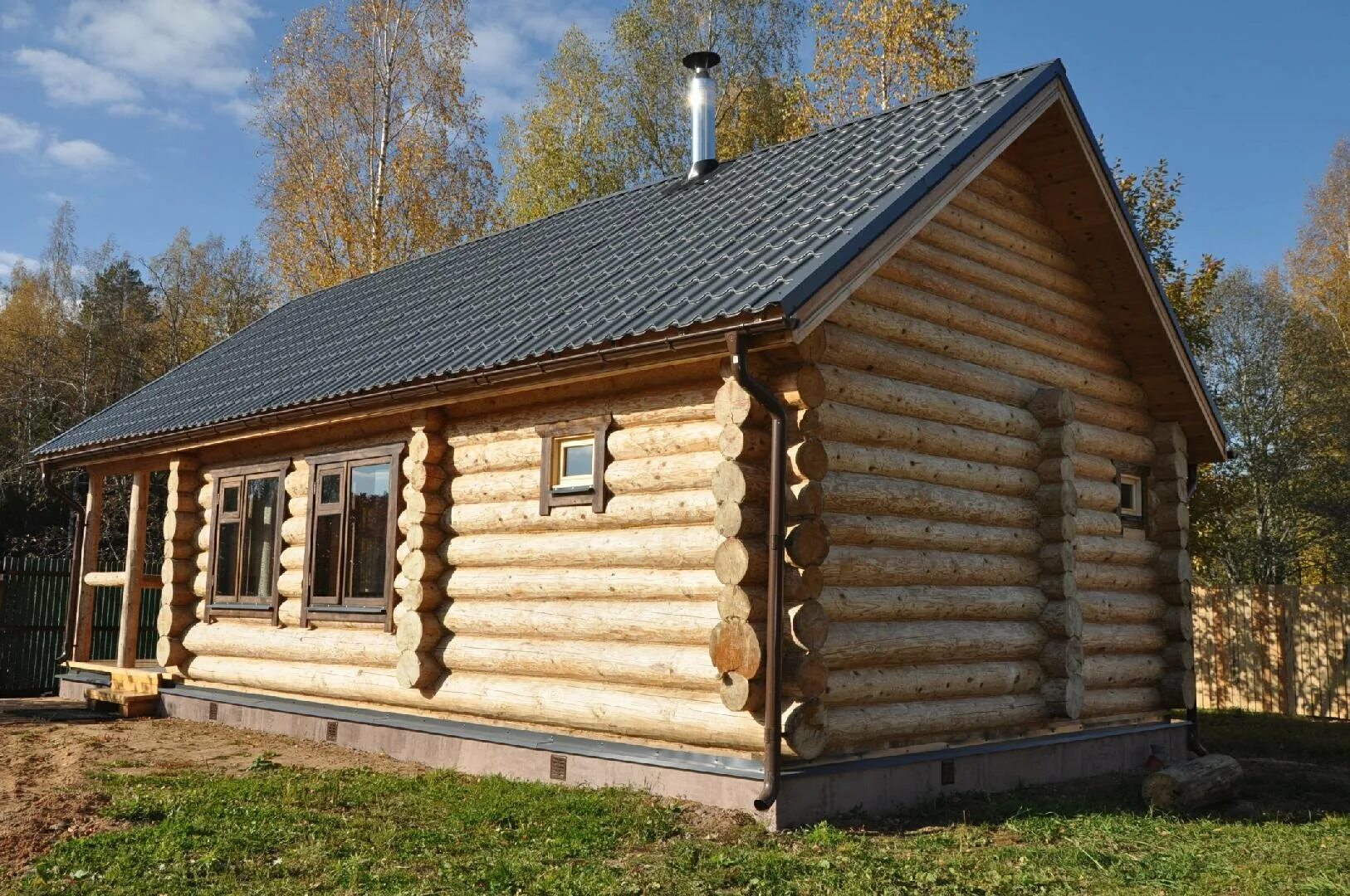 Деревенские срубы