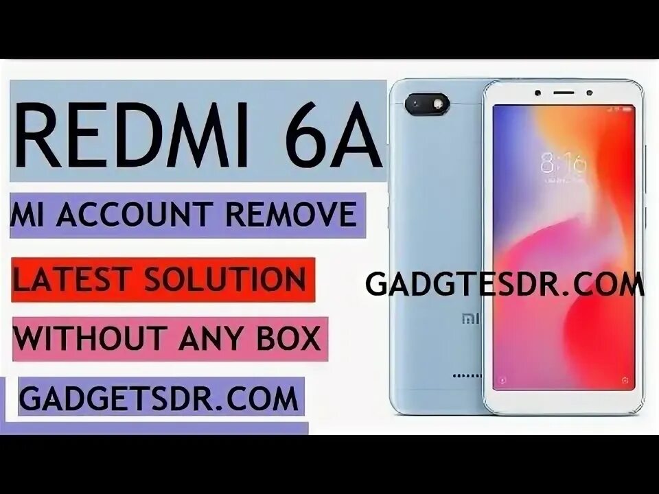 Mi 6a mi account