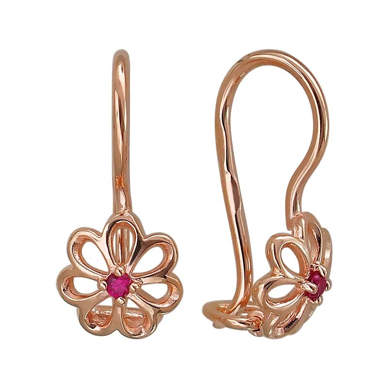 золотые серьги 585 пробы с фианитами цветок. серьги talant. 585 серьги артикул 4601089144. серьги 0602451 золото 585 проба 1,05 гр. серьги с медвежонком детские золото 585 sokolov.