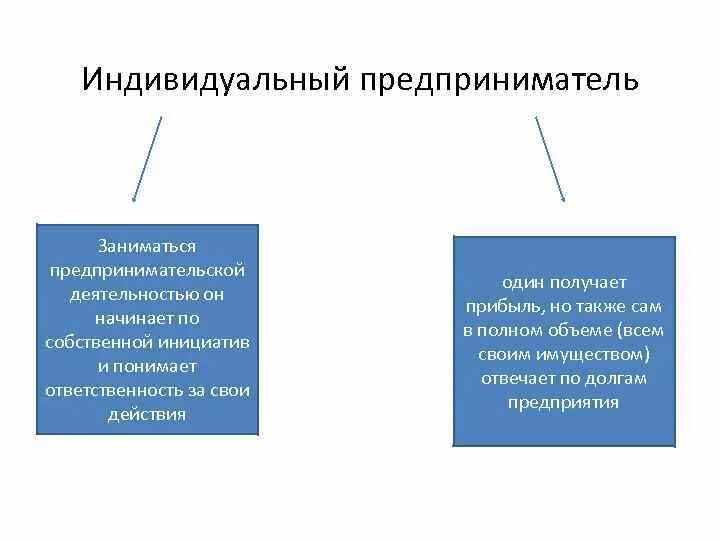 Индивидуальный предприниматель кратко