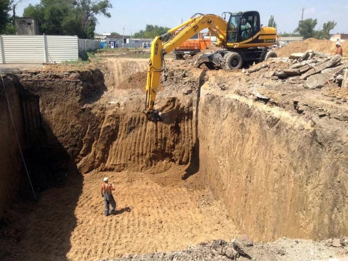 Котлованы земляные работы. Котлованы земляные работы. Разработка котлована. Котлован. Копка котлована.