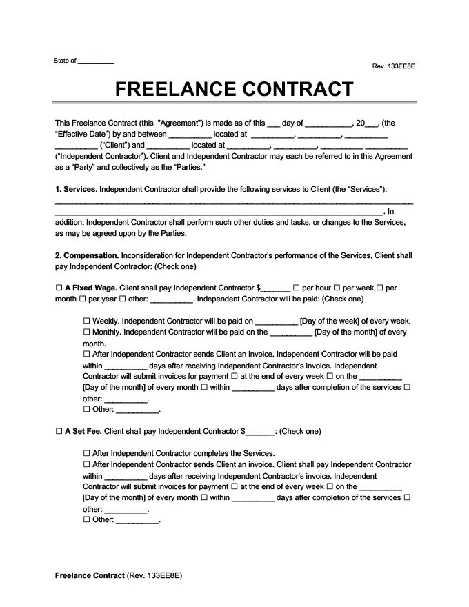 Independent Contractor Contract. Contract for freelancer example. Contract for utilites ready.
