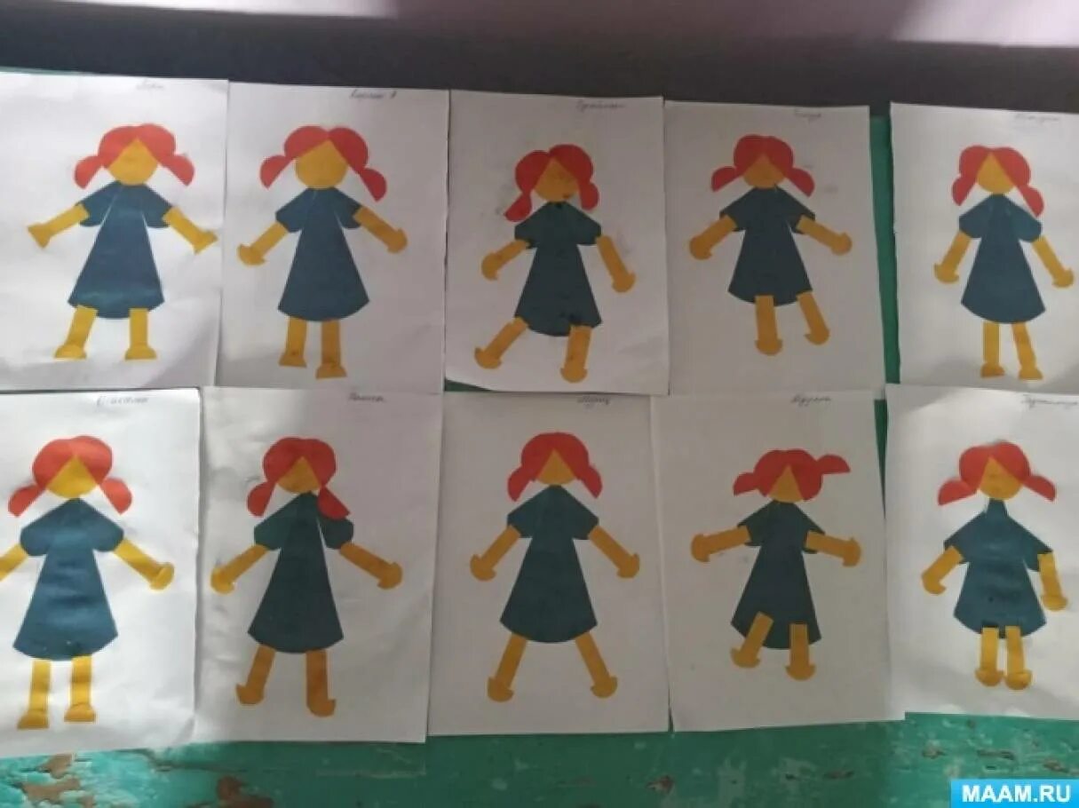 Аппликация ворона в старшей группе