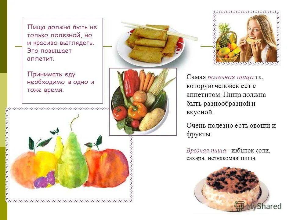 Каким должен быть питание