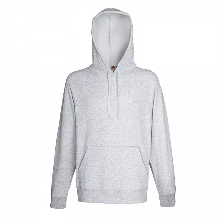 Худи серого цвета. Толстовка мужская lightweight hooded sweat 240. толстовка мужская &quot;hooded sweat&quot; черный. fruit of the loom толстовка с капюшоном. худи fruit of the loom - меланж.