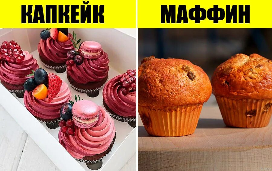 Чем отличается маффин от кекса. Кекс маффин капкейк. капкейки и маффины различия. маффин кекс и капкейк разница. маффины кексы капкейки отличия.