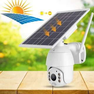 Intelligent solar energy alert ptz camera