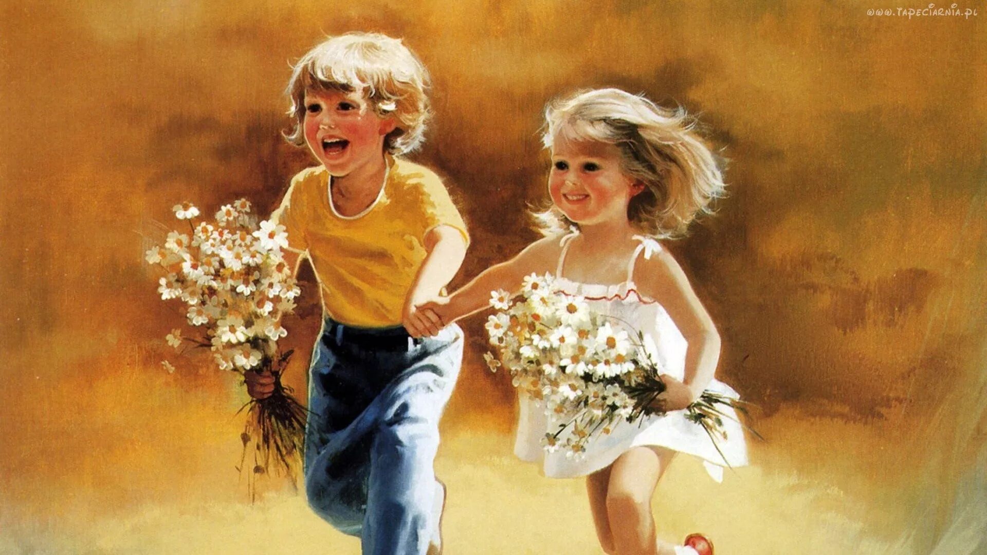 Родом из детства счастливая я. Картины Дональда Золана беззаботное детство. Счастливое детство. Картина на день защиты детей.