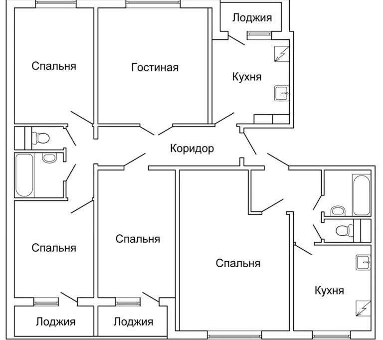 Размеры комнат в панельном доме. П30 четырехкомнатная планировка перепланировка. Планировка 4 комнатной квартиры п30. Схема 3 комнатной квартиры панельного дома. Планировка четырехкомнатной квартиры п-30.