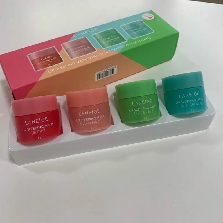 Laneige Lip sleeping Mask Mini Kit. Laneige Lip sleeping Mask Mini Kit, 8гр*4. Laneige Lip sleeping Mask Grapefruit 20 g. Бальзам маска для губ Laneige. Laneige бальзам для губ