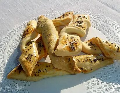 Слоеное печенье соленое