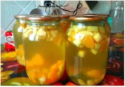 Компот из кабачков с соком