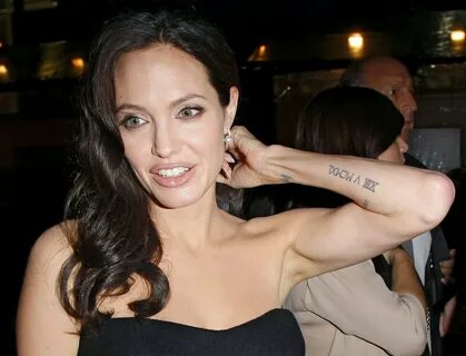 Angelina jolie armpit