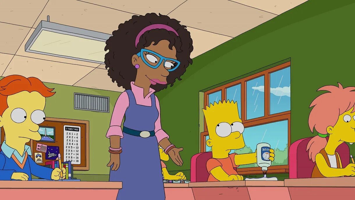 While lisa read a