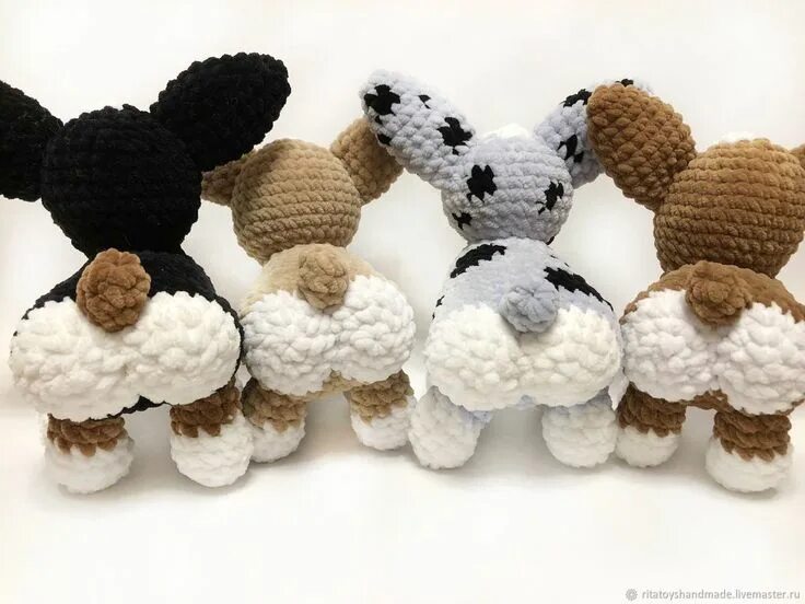 Вязаный корги крючком схемы и описание Corgi dog crochet pattern Amigurumi dog pattern PDF in Engl Inspire Uplift