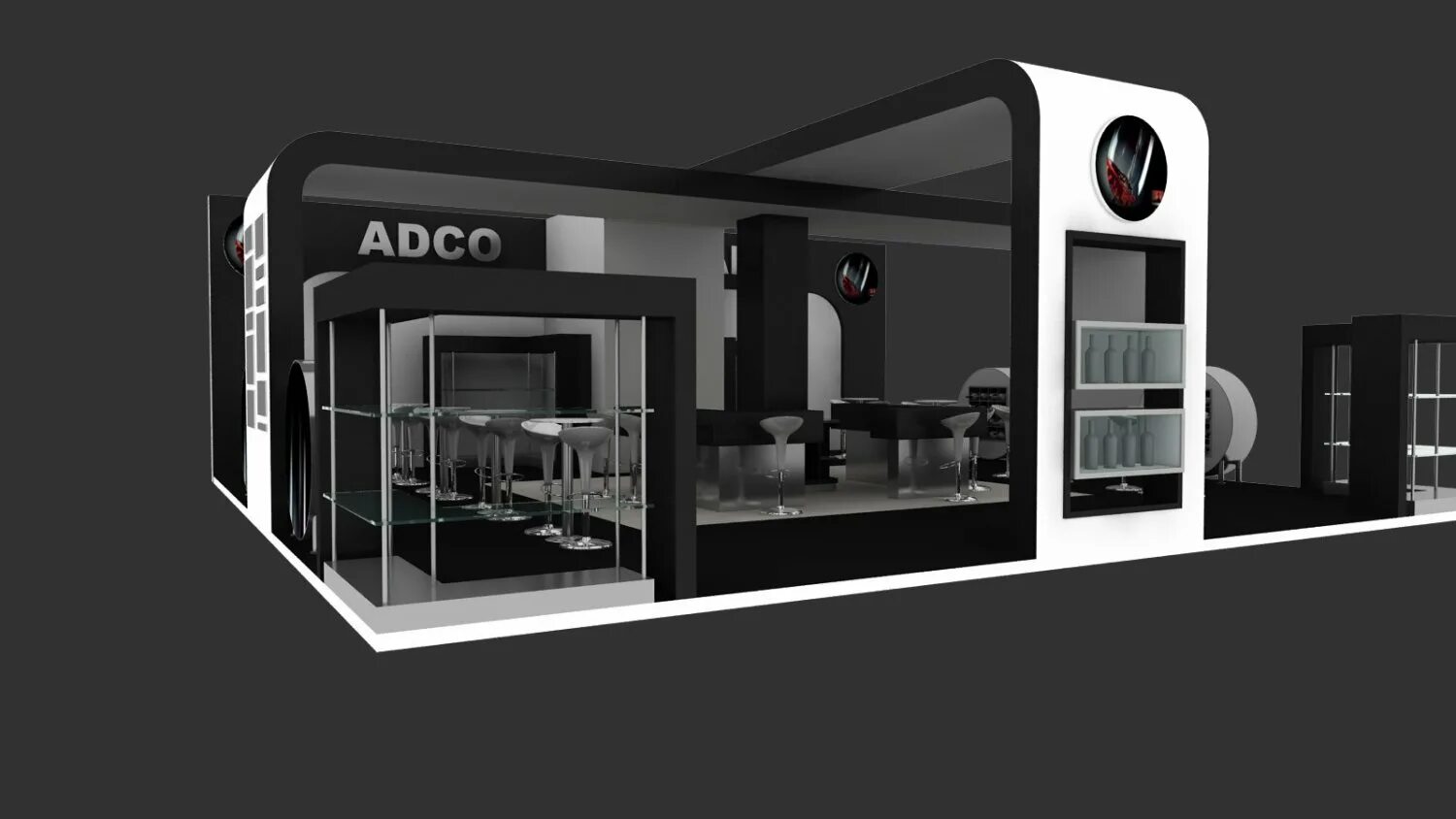 Stand 3 forms. Stand 3d Max модель. Выставочный стенд в 3д Макс. Выставочный стенд 3d моделирование. 3д модель экспозиция.