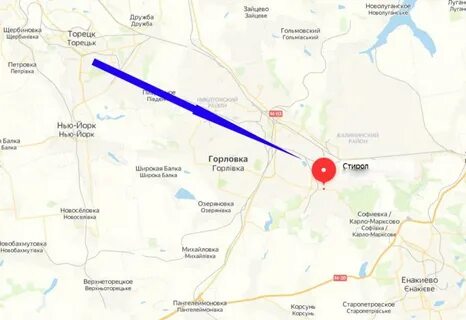 Г торецк донецкой обл на карте