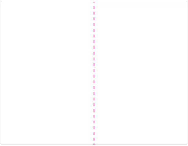 Разобьем пополам. Лист разделенный пополам. Лист а4 пополам. Разметка для открытки. Лист а4 поделенный пополам.