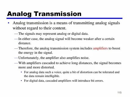 Means of transmission
