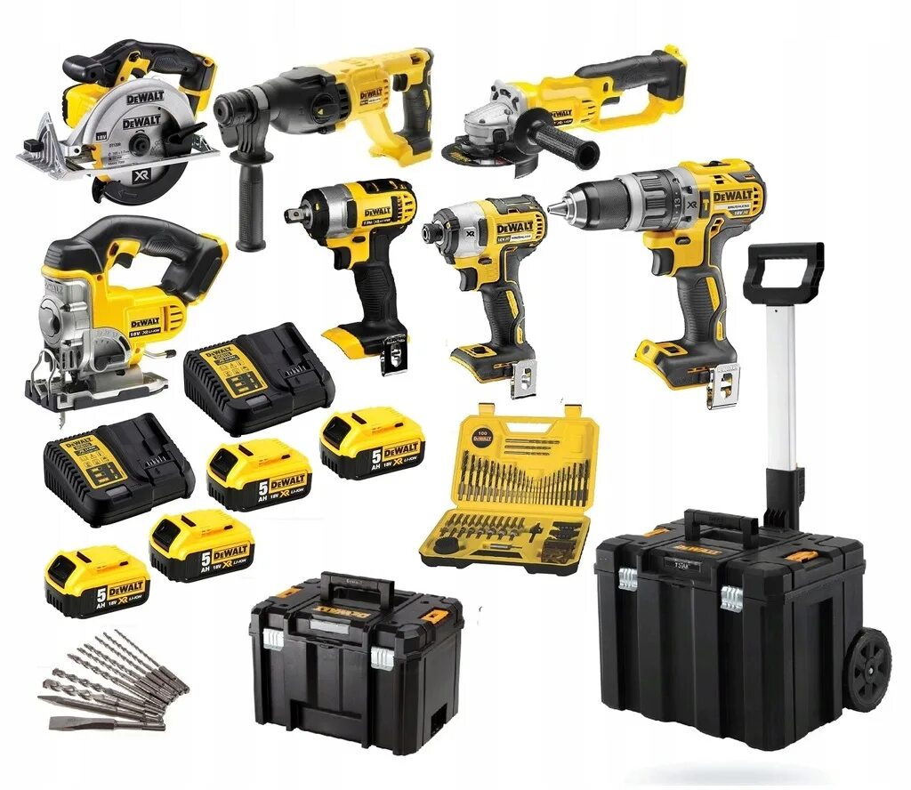 DEWALT набор narzędzi 18v Combo 7шт 4x5ah TSTAK. Аккумуляторный инструмент DEWALT 18v. Аккумуляторный инструмент DEWALT 18v Combo 6szt. ДЕВОЛТ набор 865-4. Dewalt набор купить