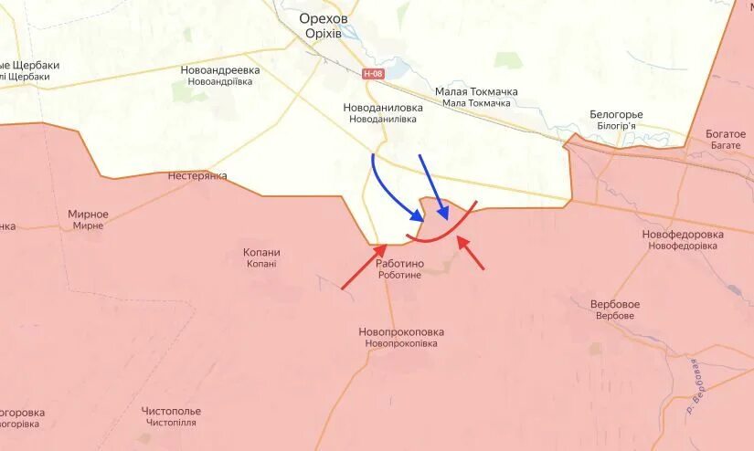 Работино на карте запорожья. Работино Запорожская. Работино Запорожская область на карте. Село Работино Запорожская область. Запорожское направление район Работино.