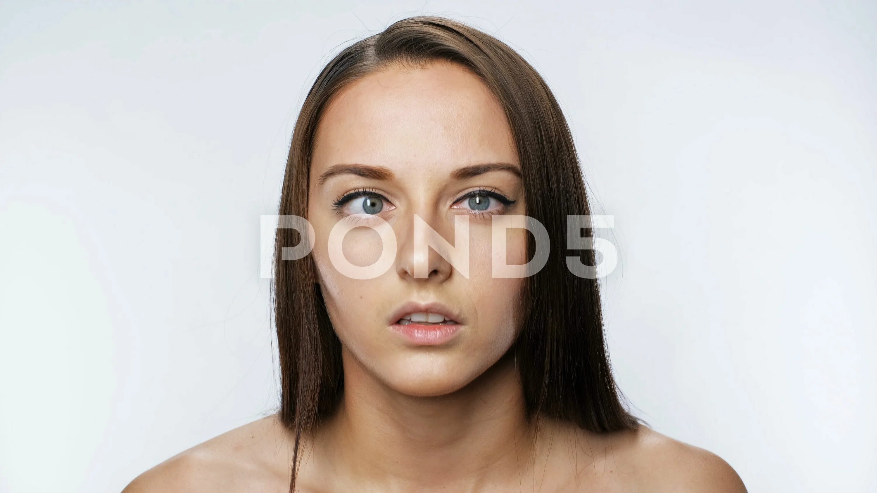 Attractive eyes. Strabismus woman. slanting eyes. slanted eyes. slanting eyes girl.