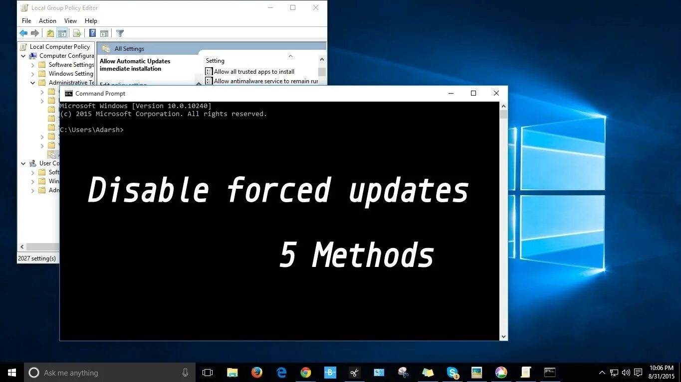 Disable update. Windows update disable. windows 10 update disable. форс апдейт. windows update is on its way.