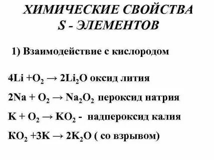 Оксид лития формула химическая