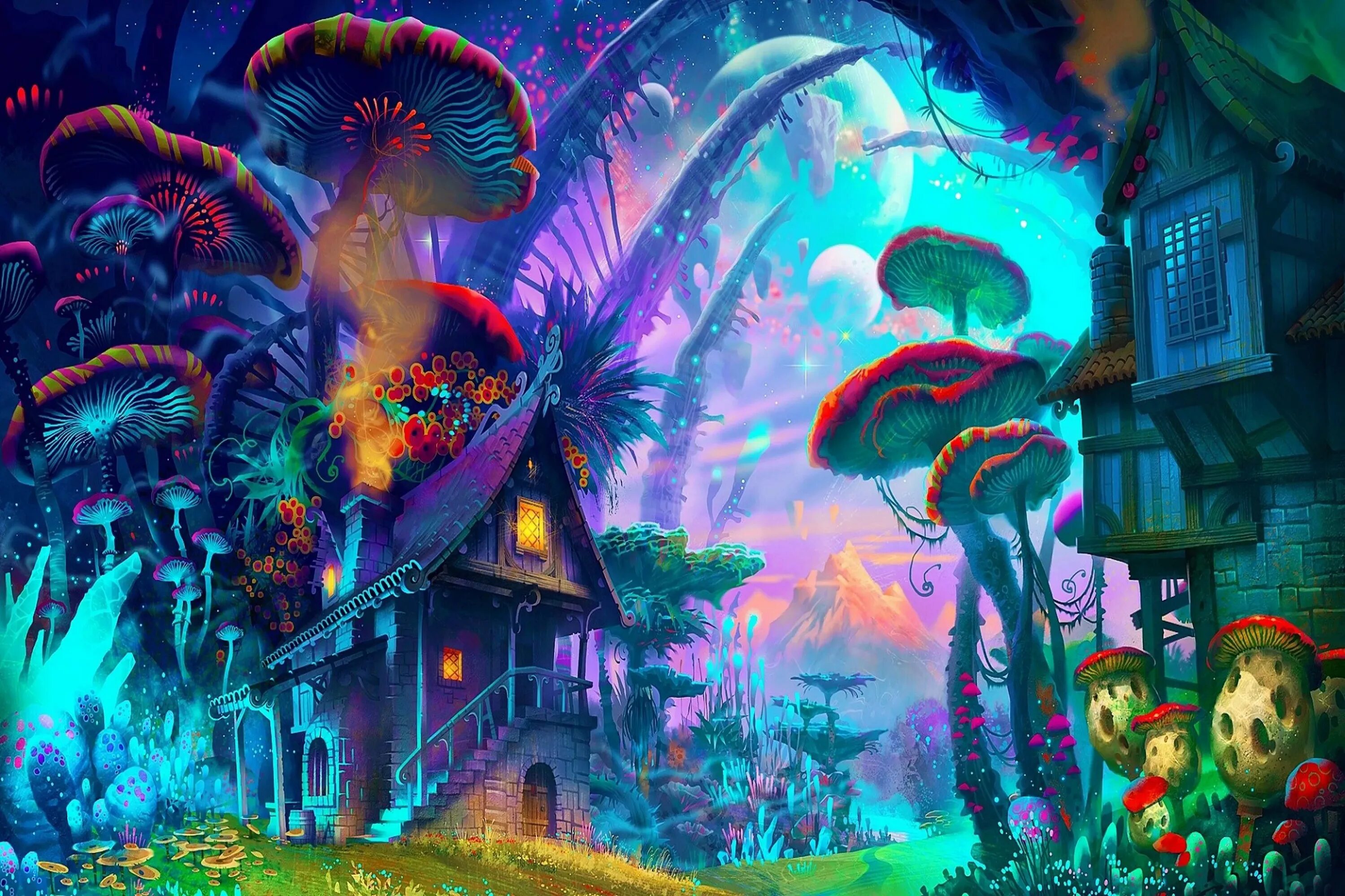 Fairy village. Инфектед Машрум грибы. Домик феи Enchanted Village. Сказочные грибы. Сказочный мир.