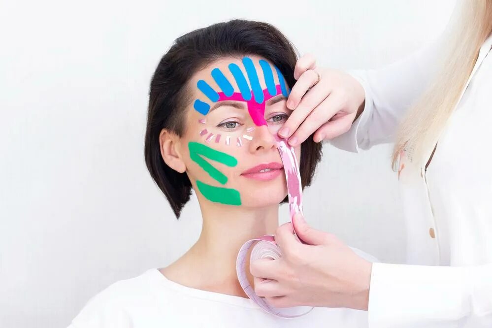 Тейпирование лица в домашних условиях фото Face-lifting: Schemes, recommendations and efficacy Women Portal Beauty & Inte