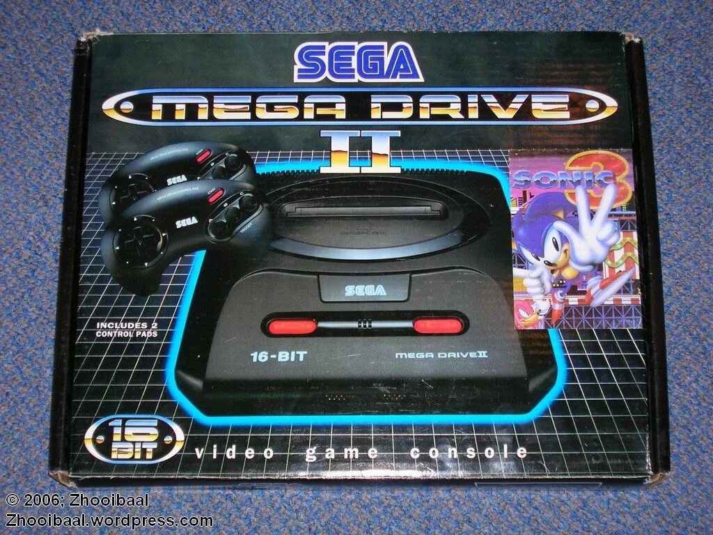 Include bit. Игровая приставка Sega Mega Drive 2. Сега мегадрайв 16 бит приставка. Sega Mega Drive 2 коробка. Сега Mega Drive 2.