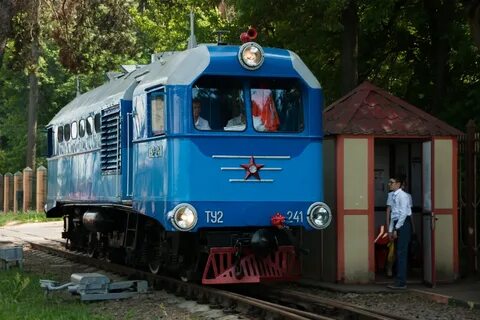 Тепловоз детской железной