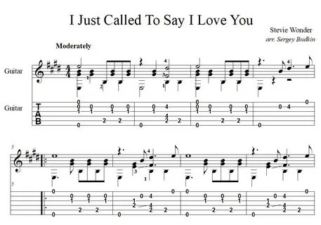 I just say l love you