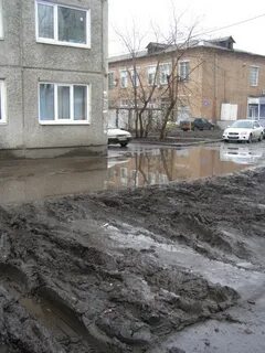 Грязь во дворах