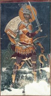 Фрески воинов