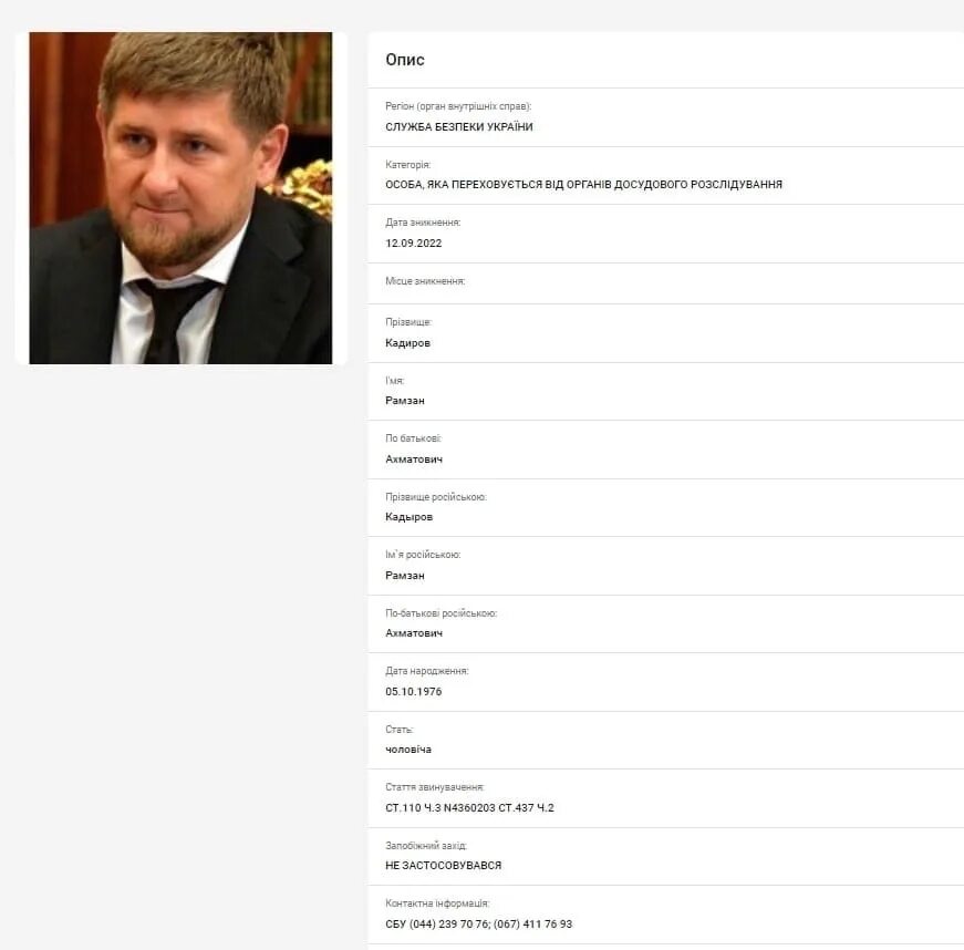 Рамзан кадыров о теракте в крокусе. Рамзан Кадыров. Глава Чечни Рамзан Кадыров. СБУ объявила в розыск.