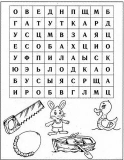 Игра находить слова среди букв