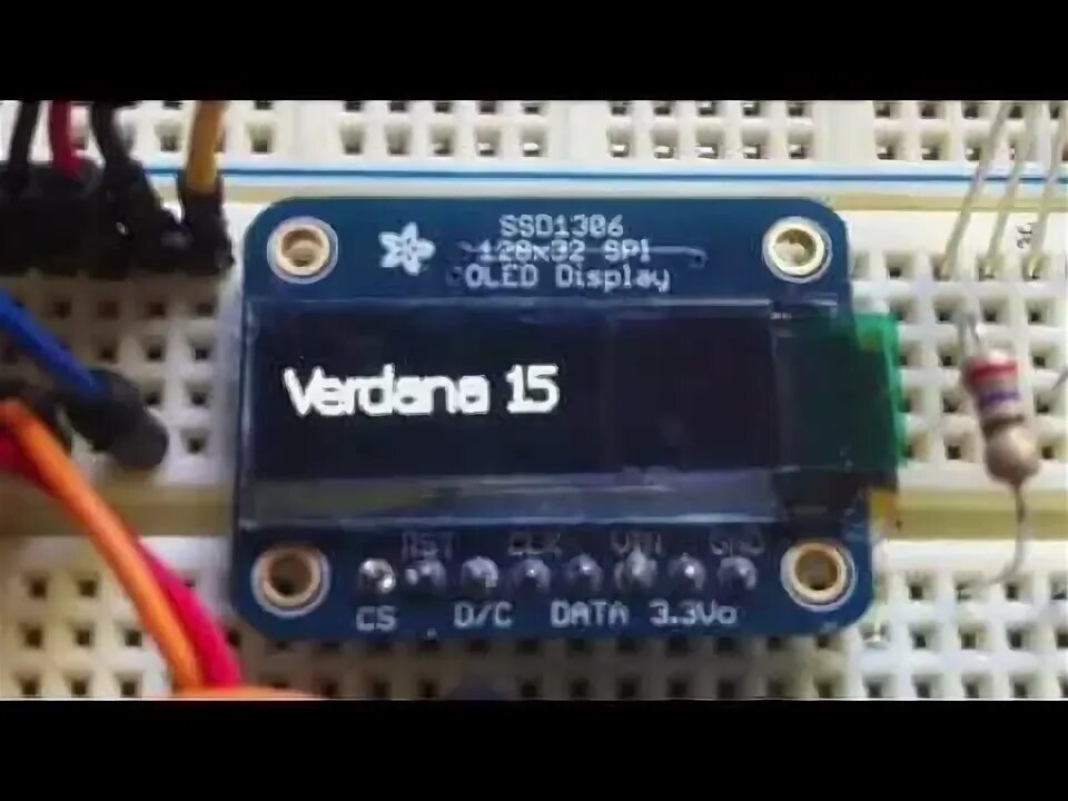 Шрифты oled