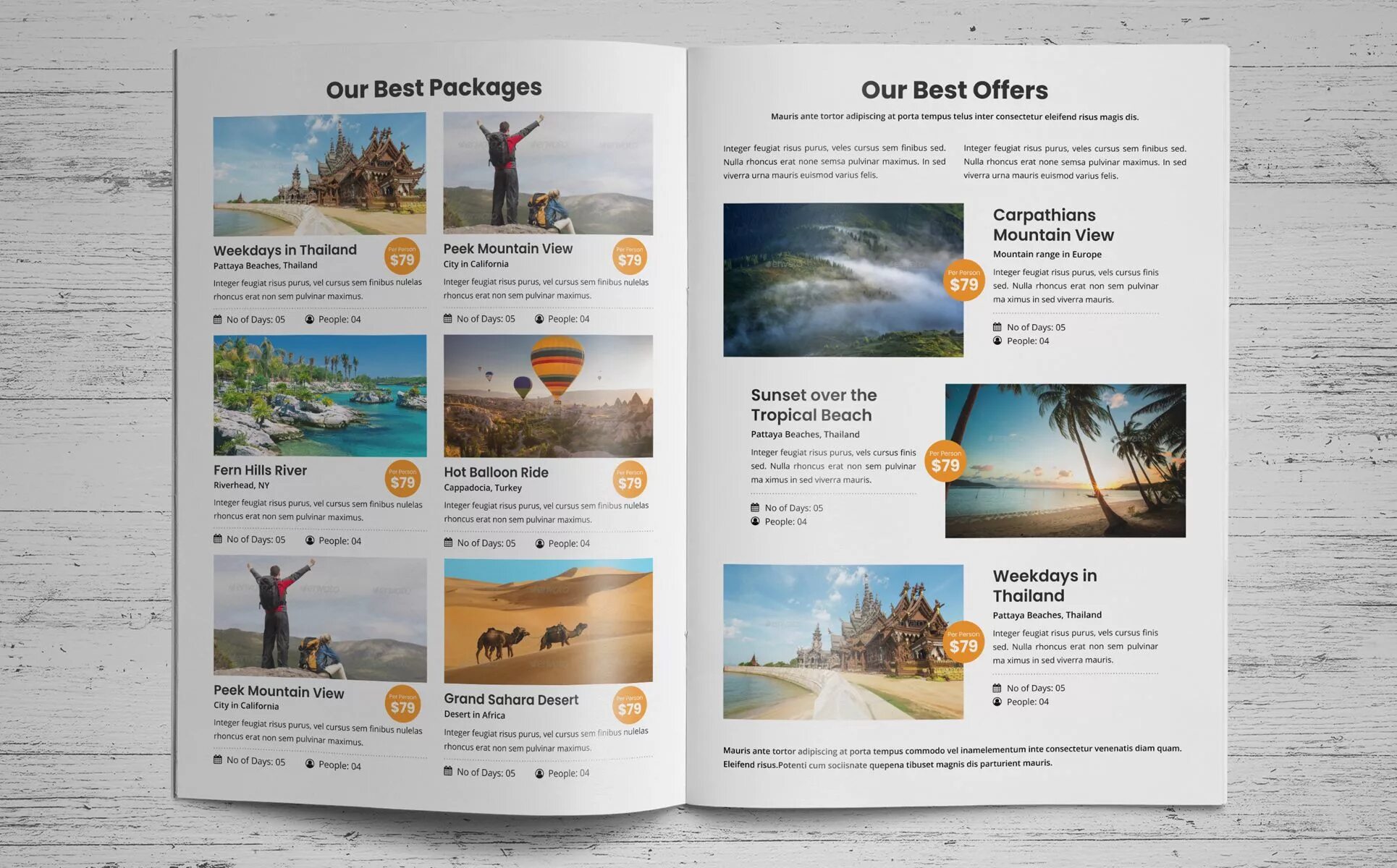 Vacation brochure. Travel trip brochure design. Brochure holidays. Tourist agency brochure. Брошюра путешествия.