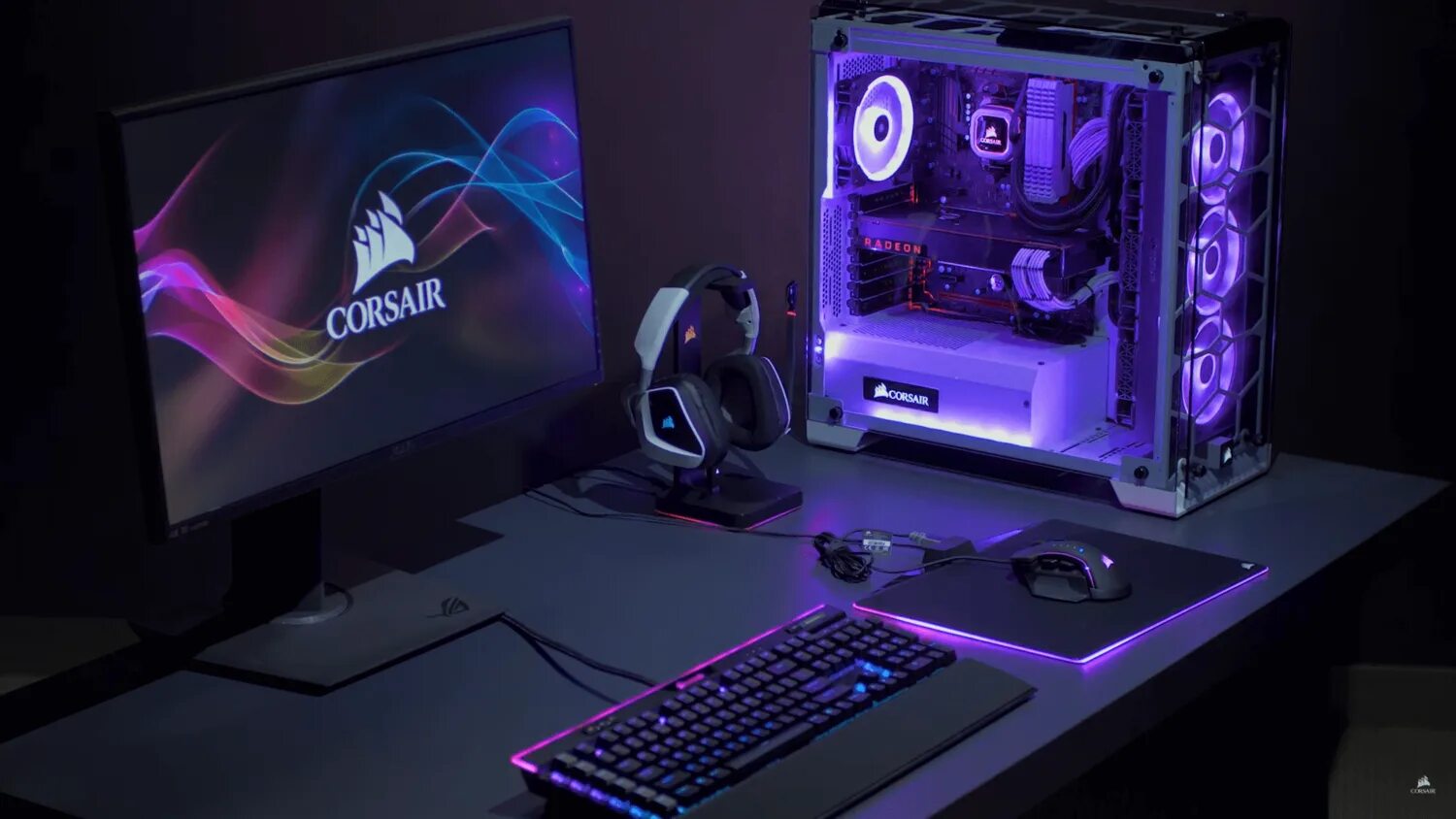 Сценка компьютер. Компьютер Corsair 2023.