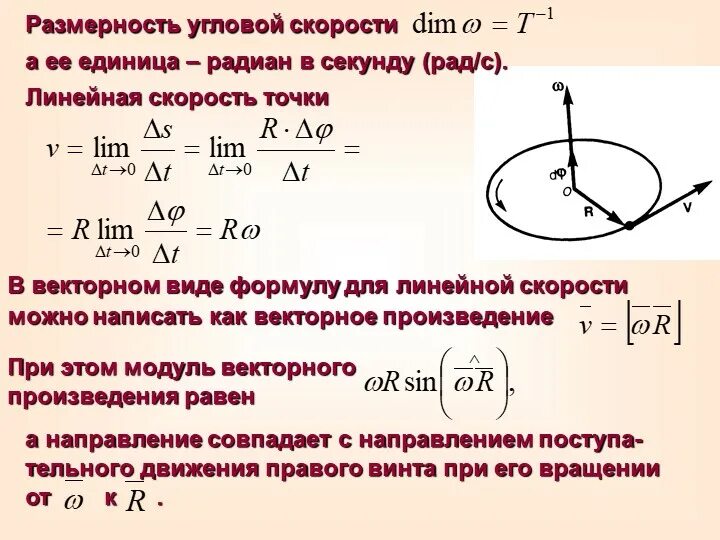 Линейная скорость единицы. Модуль угловой скорости колеса формула. Угловая скорость Размерность. Угловая скорость формула. Скорость и угловая скорость.