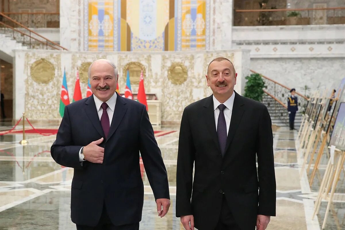 Лукашенко в азербайджане. Лукашенко и алиев.