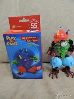 Конструктор воин play the game робот инструкция