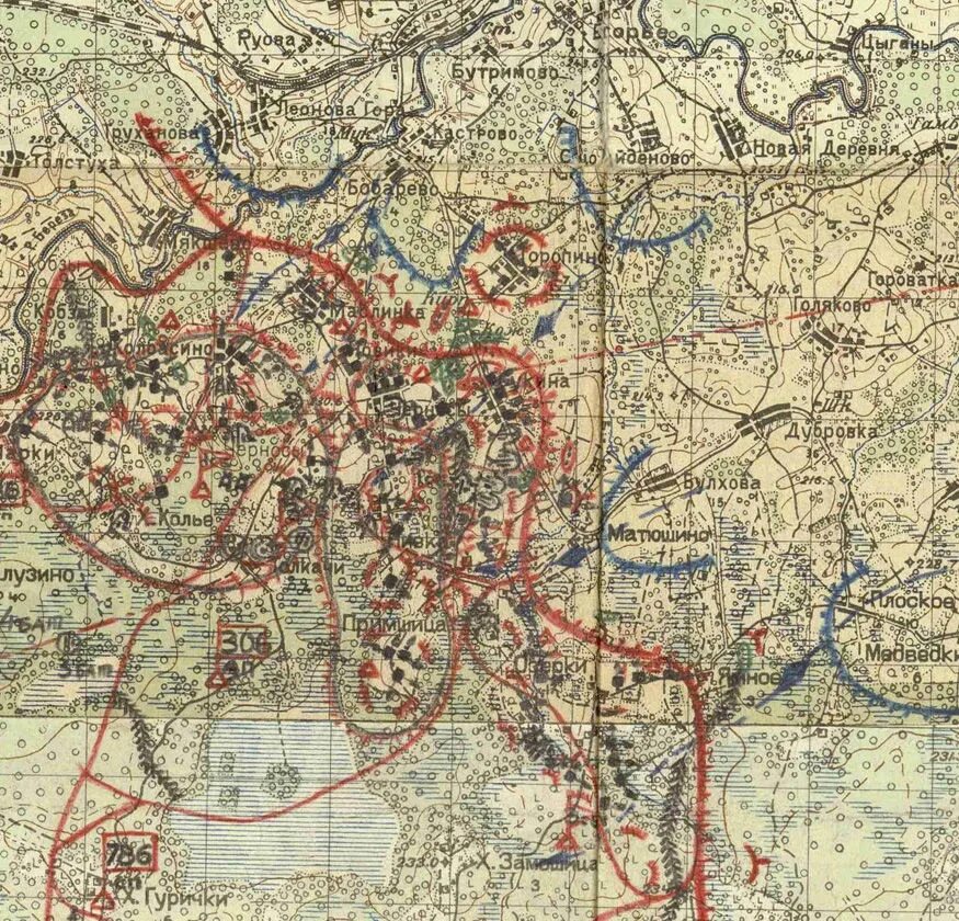 Молодотудский район Калининской области. Карта Калининской области 1941 года. Карта Оленинского района Калининской области 1942 года. Карта военных действий Тверская область.