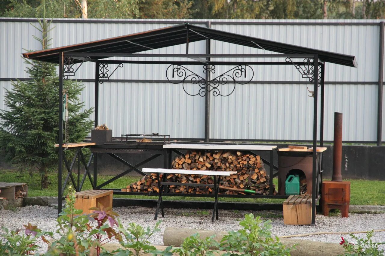 газебо беседка с грилем. мангальный навес. навес с мангалом нб1. беседка барбекю, газебо. навес для мангала.