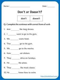 To be exercises test