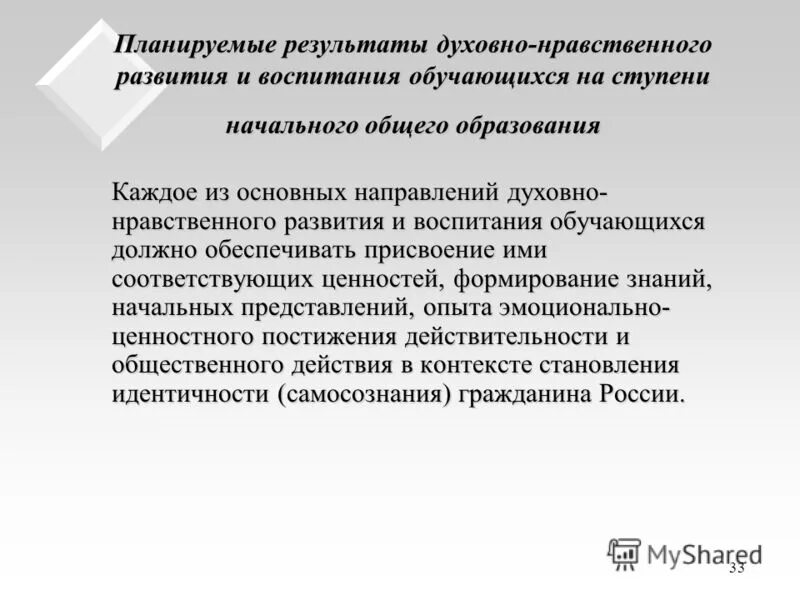 Духовно нравственные качества гражданина рф